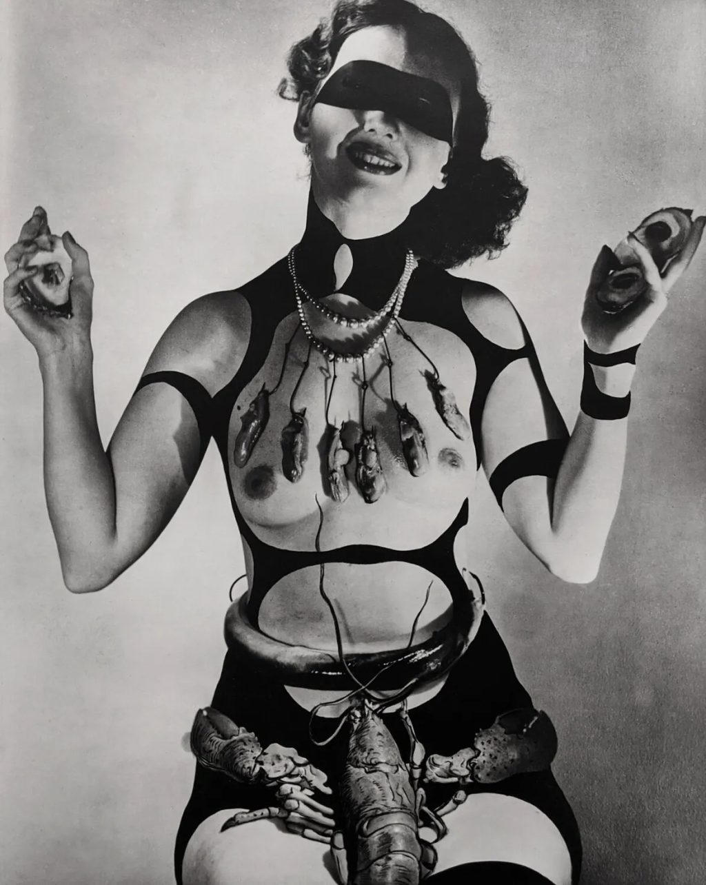 Costume Design by Salvador Dalí for “Dream of Venus”, 1939 photographed by Horst P. Horst