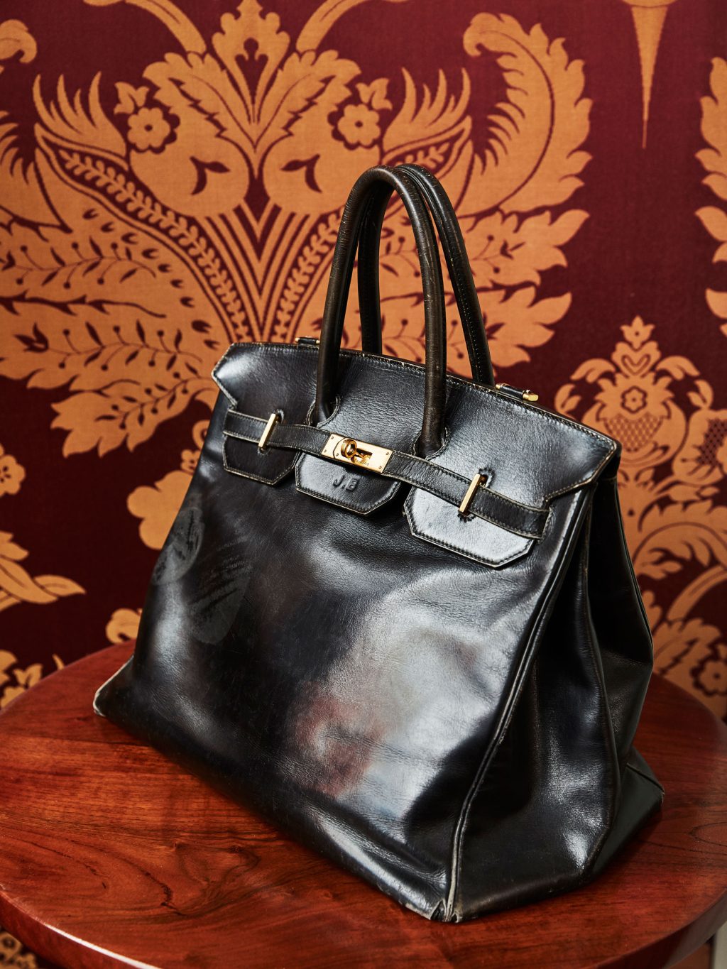 ‘I never imagined it would come up for auction again’: the original Hermès Birkin bag made for Jane Birkin, acquired by Catherine B. in 2000 Photo Credit: christies.com