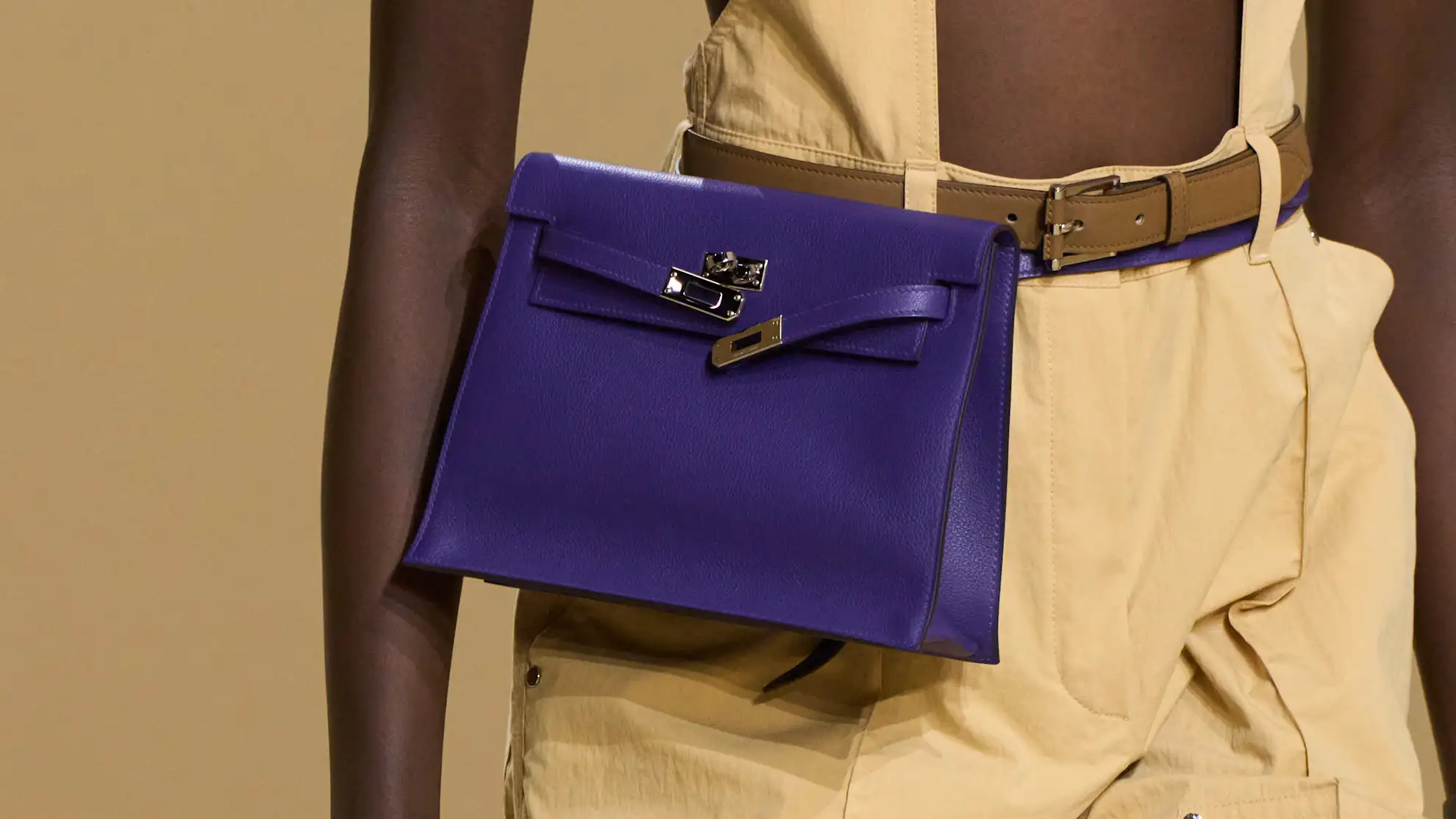 Hermès SS26 Kelly Danse in ultraviolet