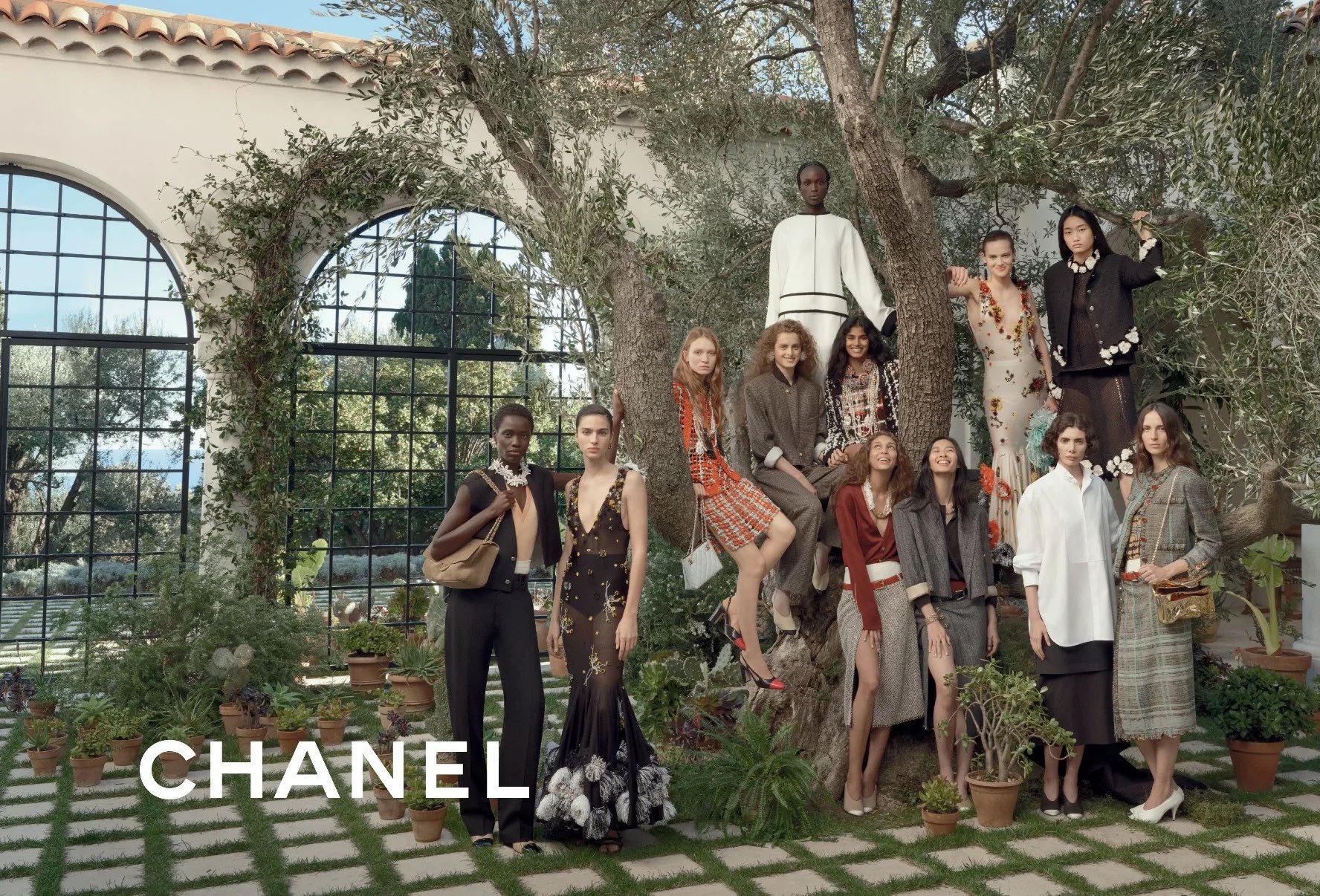 Matthieu Blazy first Chanel campaign is set at La Pausa—Coco Chanel’s Riviera retreat—shot by Alec Soth