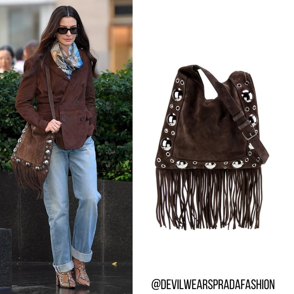 Valentino Valentino Garavani Nellcôte fringe shoulder bag
