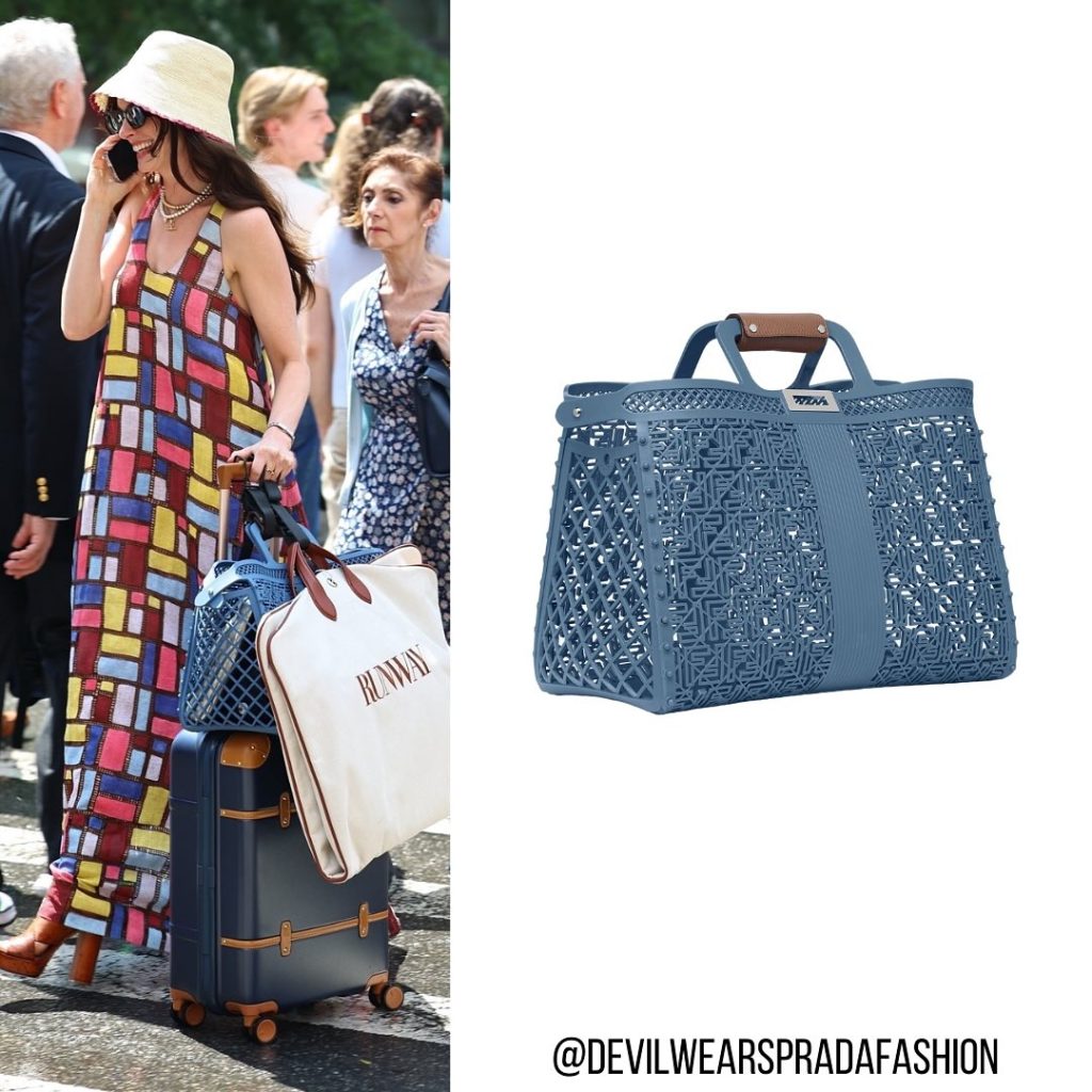 Fendi Basket Forty8 (blue recycled plastic tote)